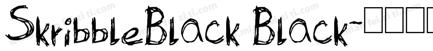 SkribbleBlack Black字体转换